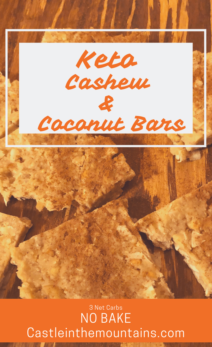 Keto Cashew Coconut Bars