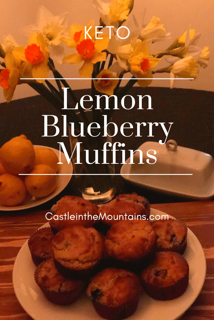 Keto Lemon Blueberry Muffins