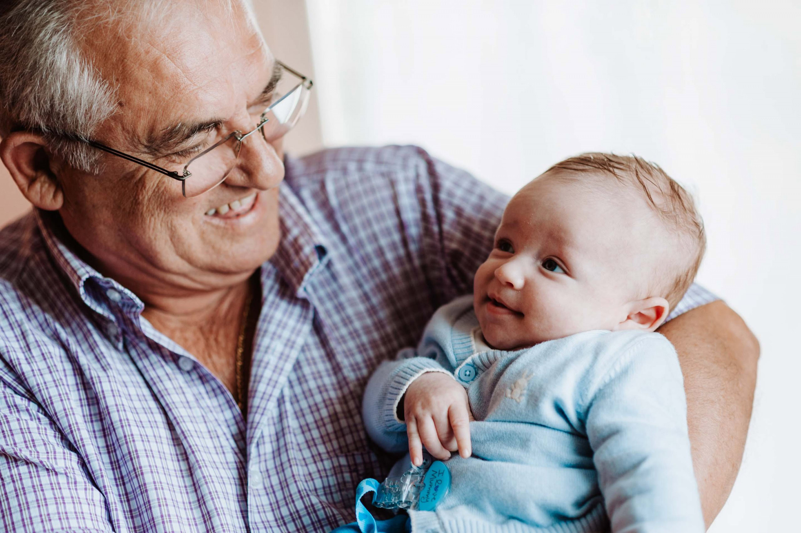 my father and his grandson Giovanni - Giuseppe Torretta