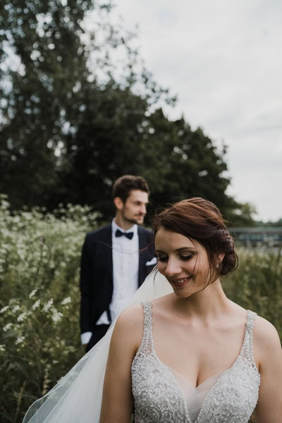 Brautpaar bei der Hochzeit