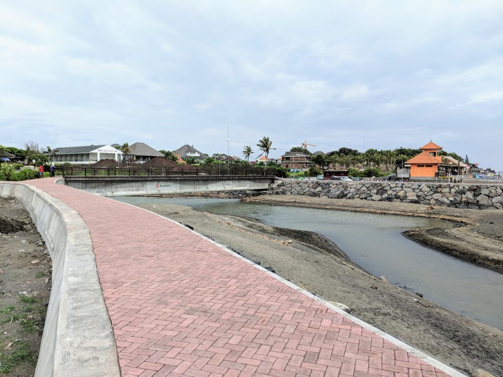 Pererenan Beach to Echo Beach – bridge completed, Ohana Retreat Bali