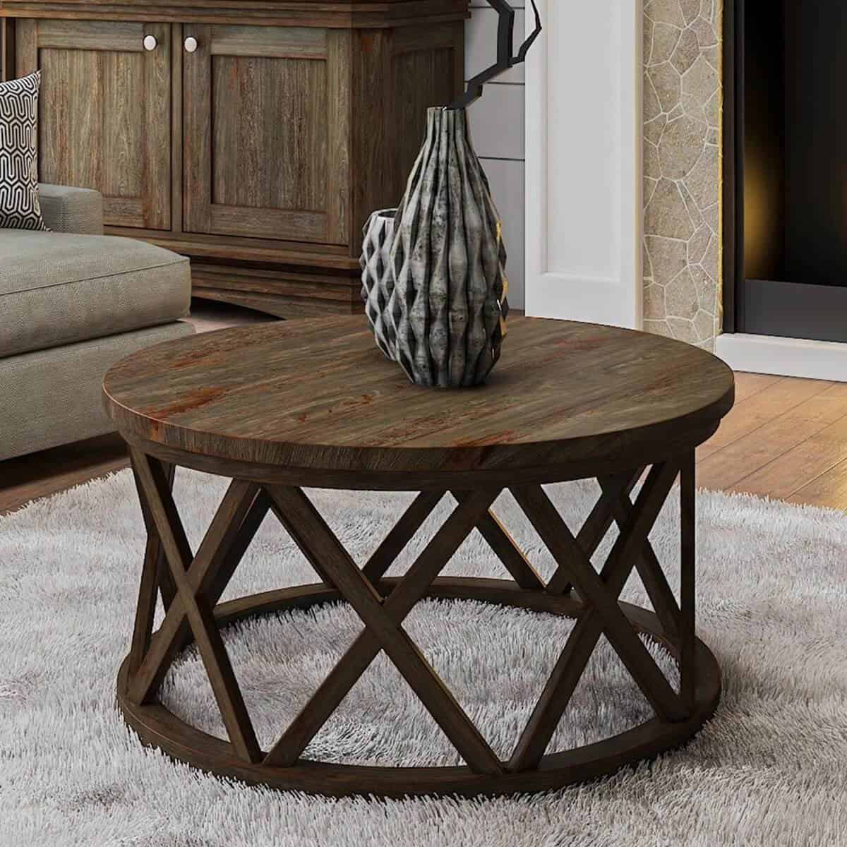 The Charm of Rustic Round Coffee Table Sets: A Guide to Finding the Perfect Fit