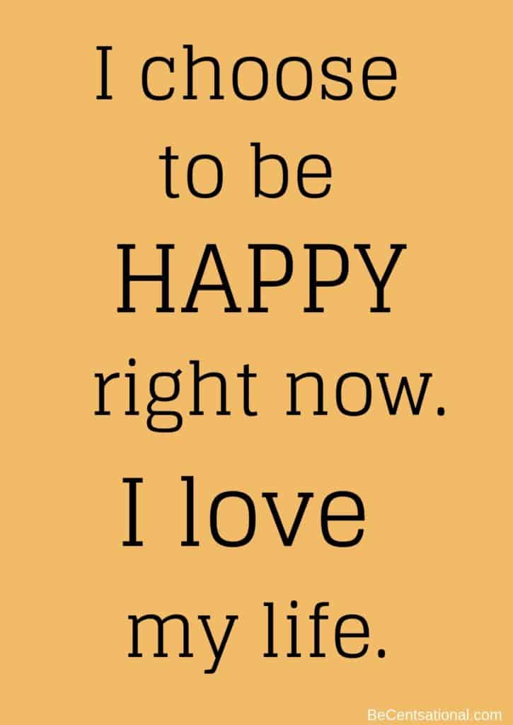 Positive affirmations