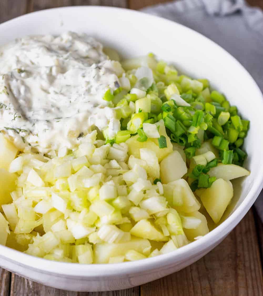Vegan Potato Salad Healthier Steps