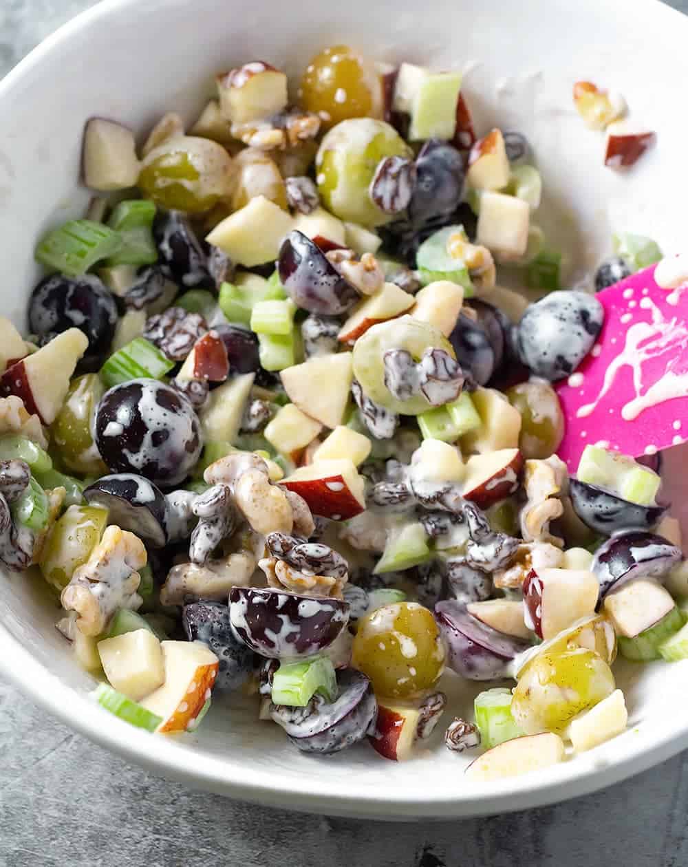 Vegan Waldorf Salad Healthier Steps