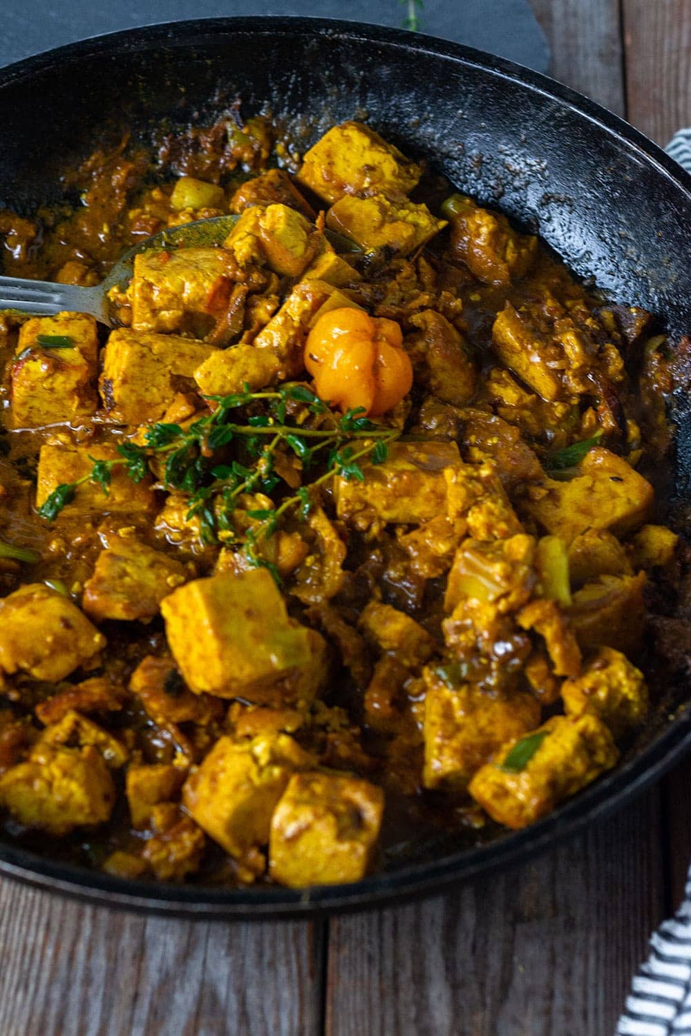 Tofu Curry Recipe - Healthier Steps