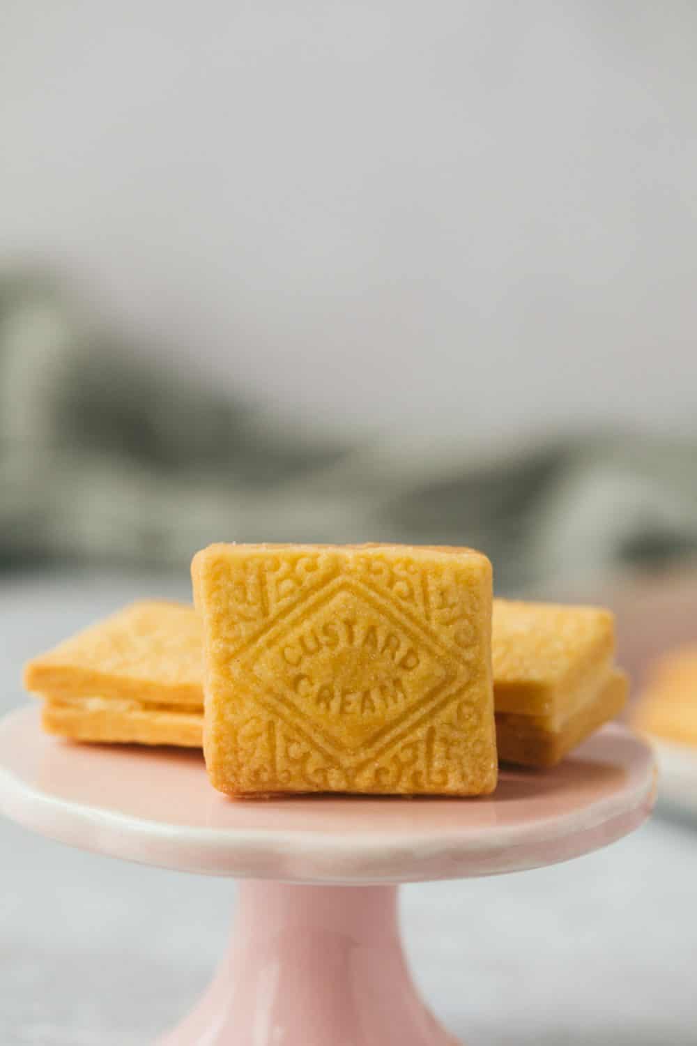 Homemade Custard Cream Biscuits Amy Treasure