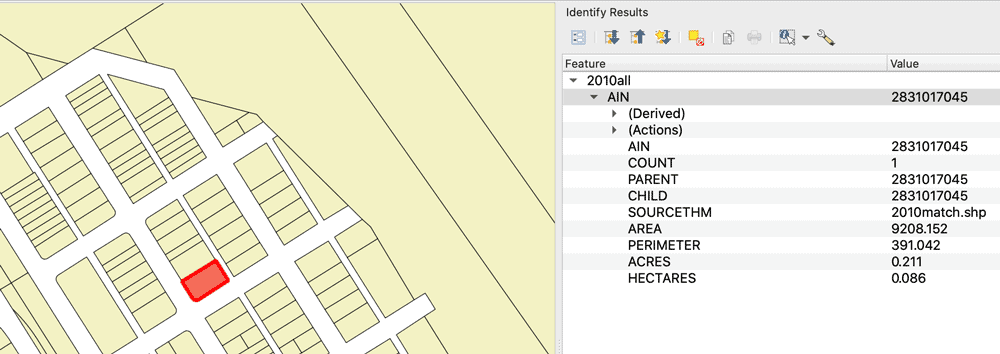 Parcel data is a form of cadastral GIS Data showing the boundaries and attribute information about properties in a given area.