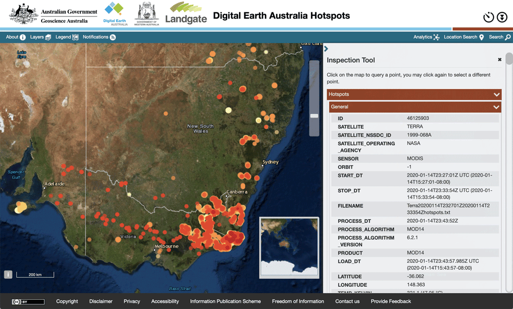 Digital Earth Hotspots Australia