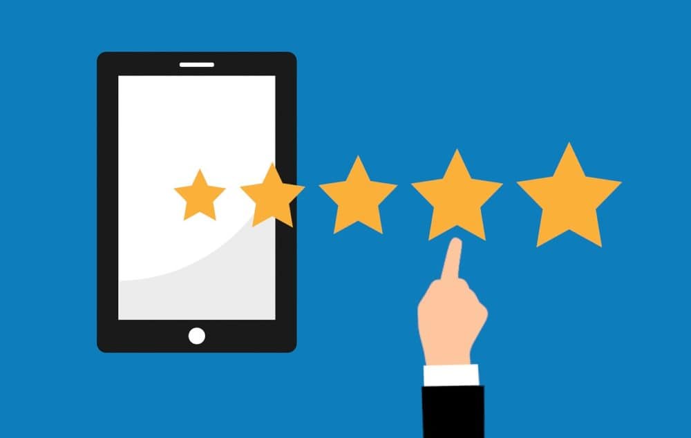Quick surveys can collect reviews easily with the OnSpot Social App