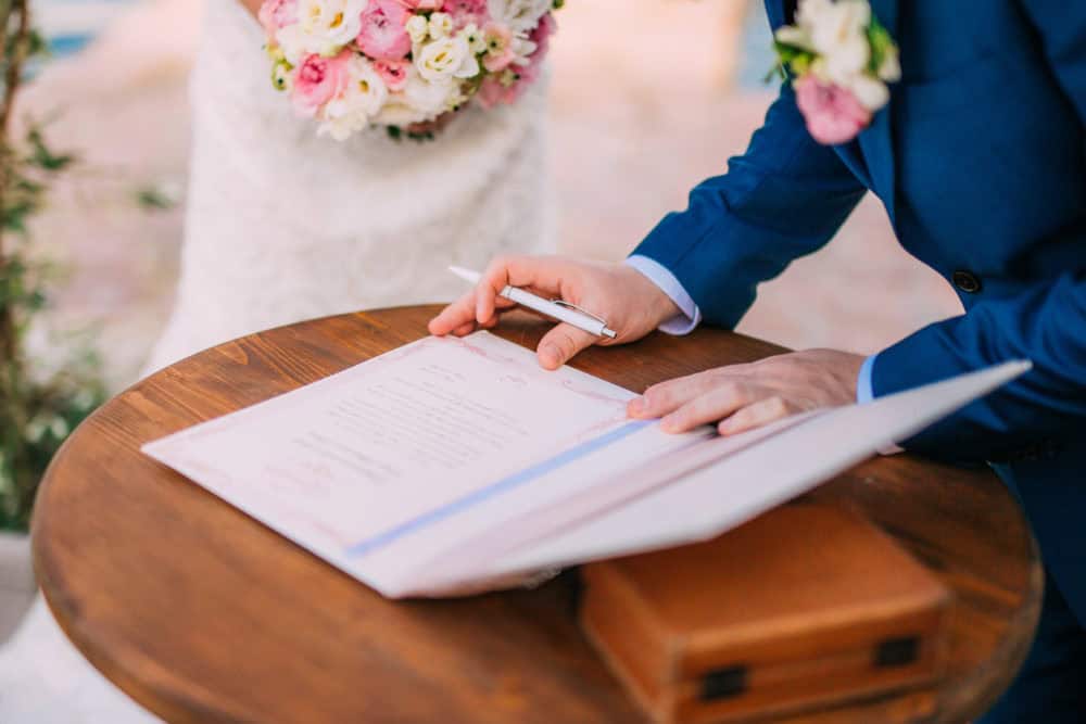 Standesamtliche Trauung an einem Hochzeitswochenende Standesamtliche Trauung an einem Hochzeitswochenende