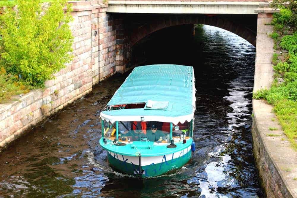 Boat in Riga