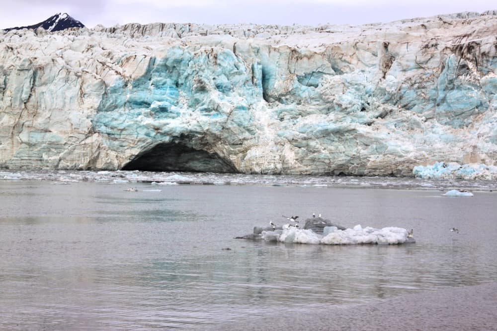 It's cold in Svalbard all year round.