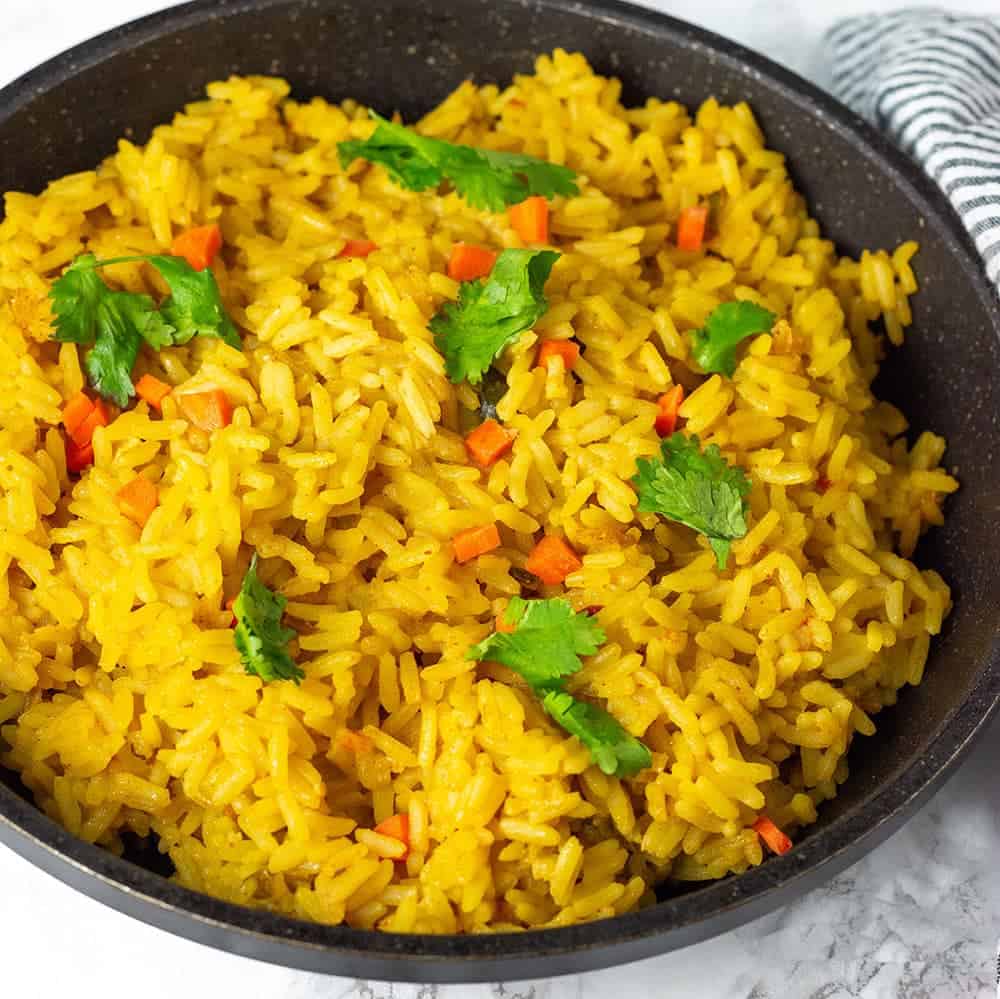 Turmeric Coconut Rice Healthier Steps