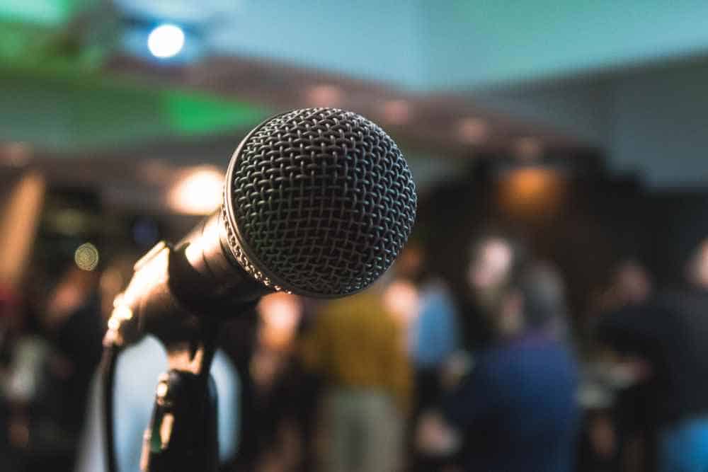 A photo of a microphone. Who are you talking to? Photo by Kane Reinholdtsen on Unsplash