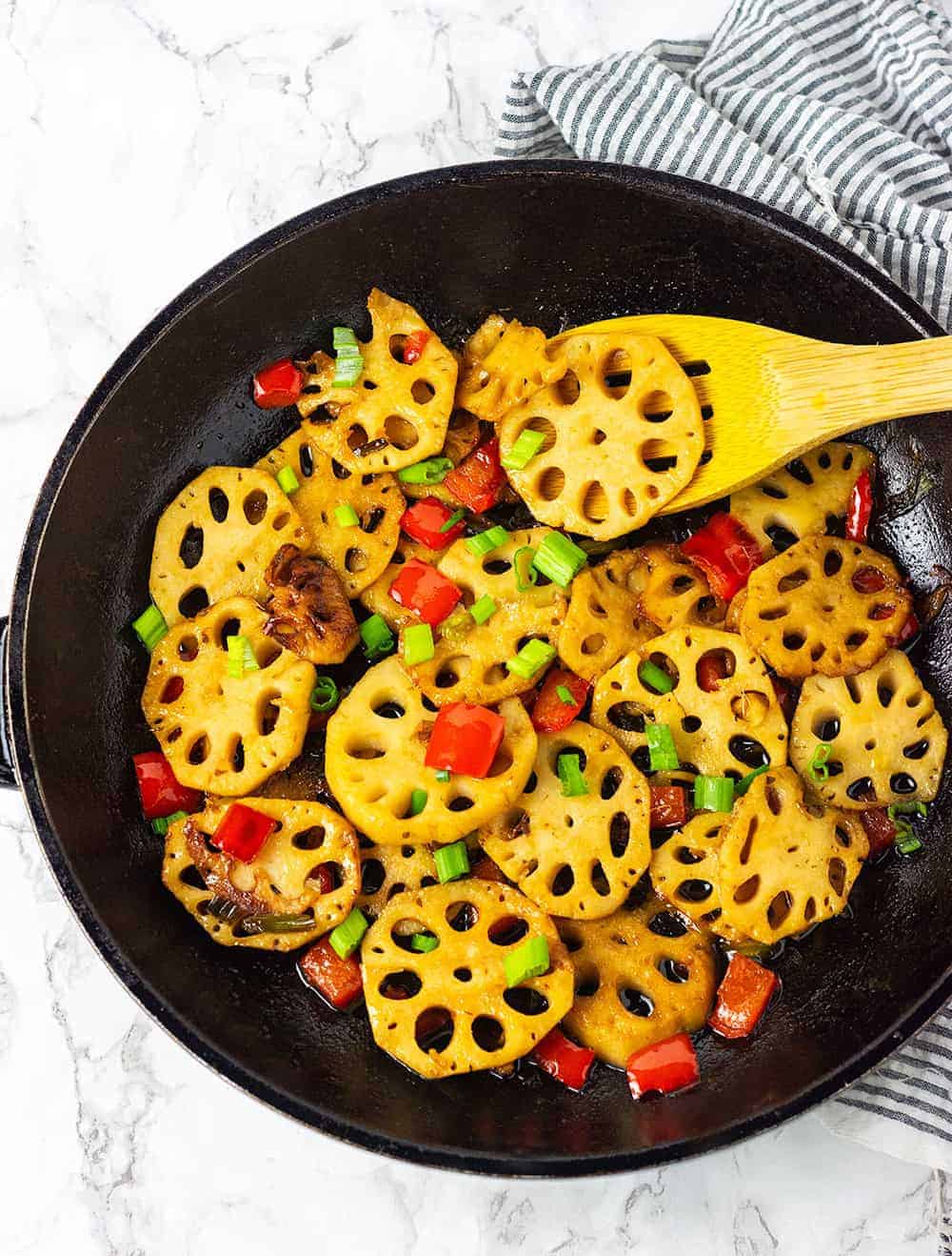 Stir Fry Lotus Root Healthier Steps
