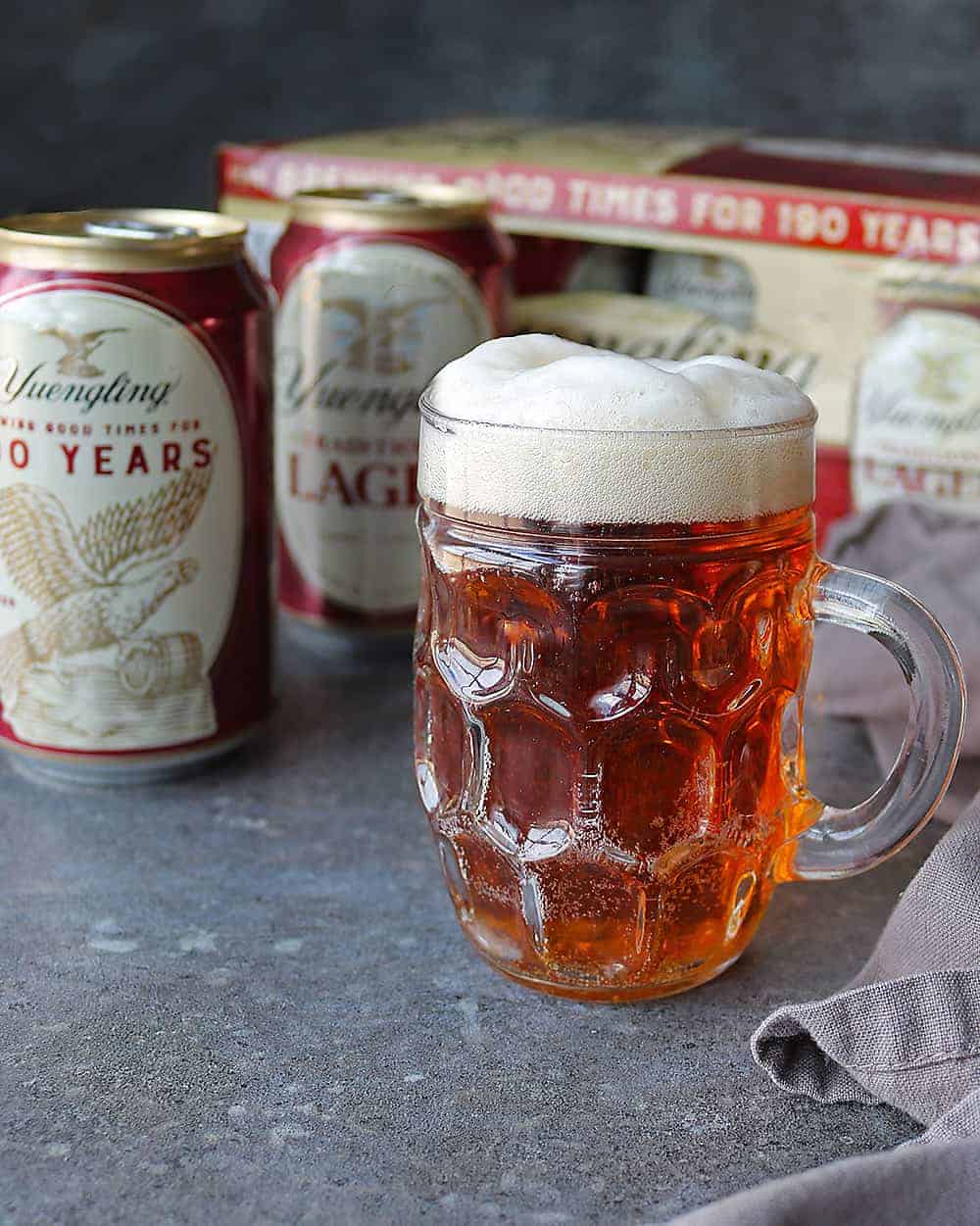 Delicious fizzy Yuengling