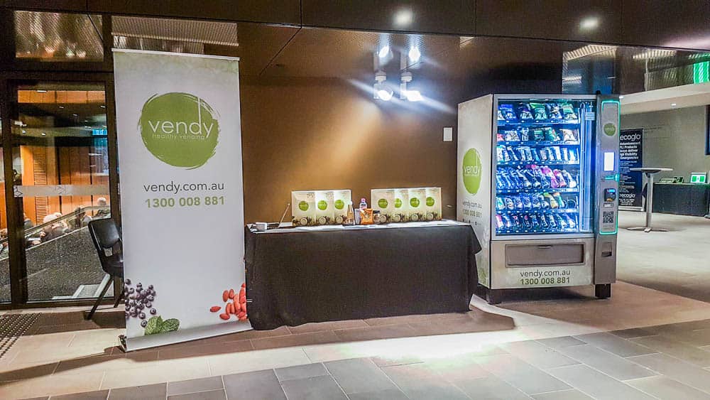 Vendy Machine and info table