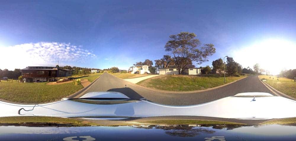 Panoramic image captured by iSTAR Pulsar in Mallacoota, Australia. Image used with permission, NCTech.