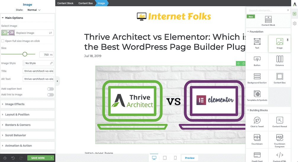 Thrive Architect Frontend Sidebar Thrive Architect Frontend Sidebar