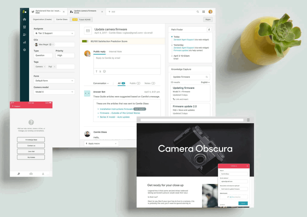 zendesk support chat tool data
