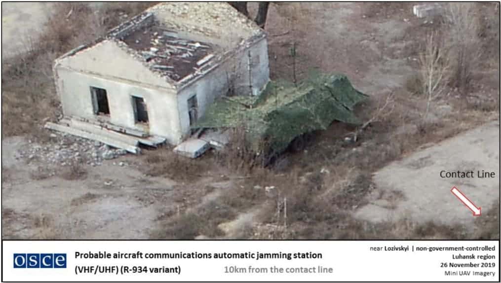 Російська система РЕБ Р-934 зафіксована ОБСЄ