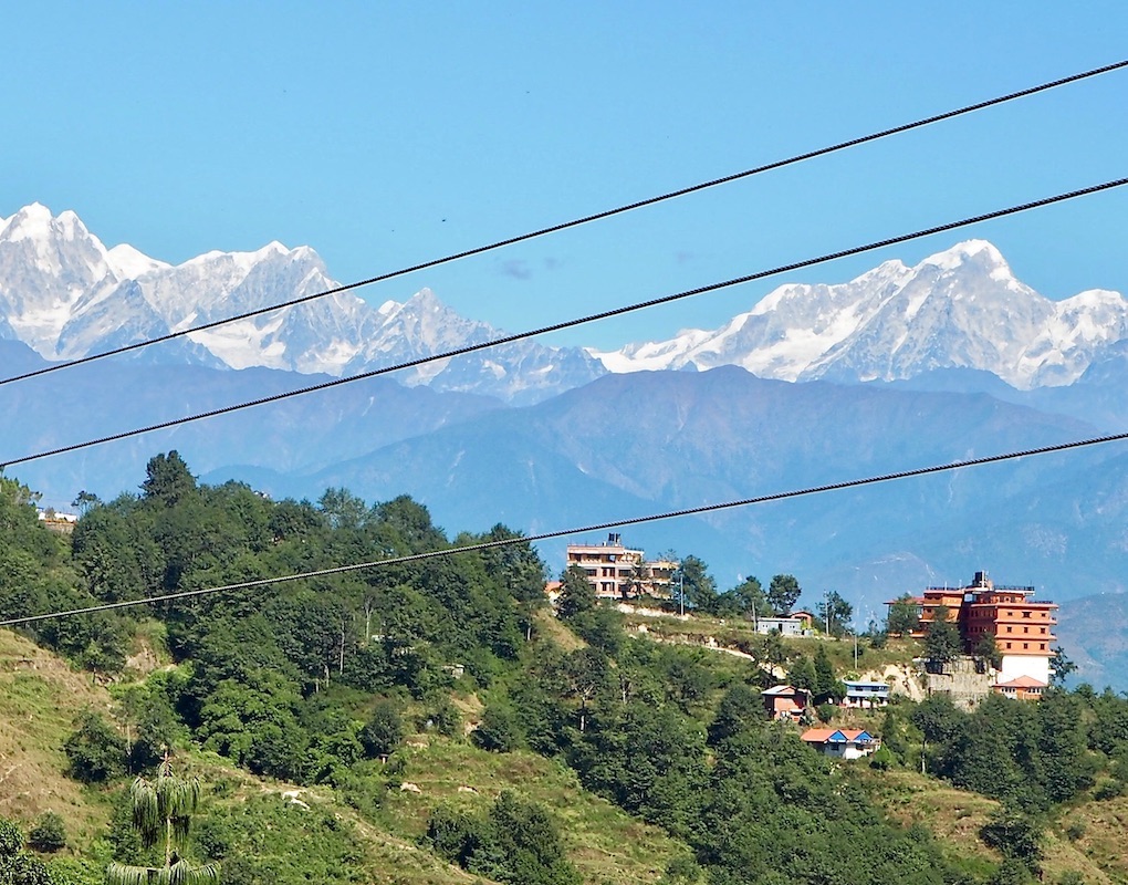 Bergblick in Nagarkot