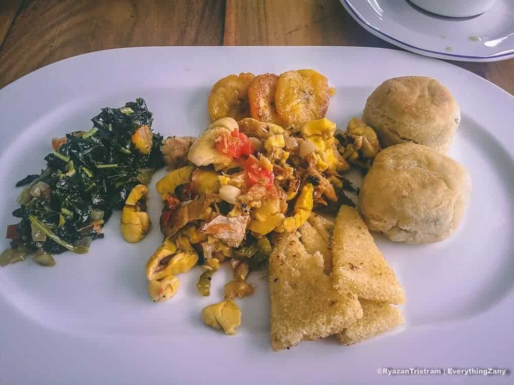 Jamaican breakfast