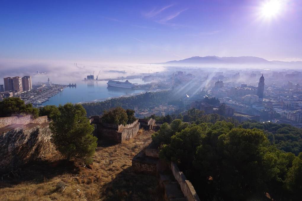 Castillo de Gibralfaro in Malaga