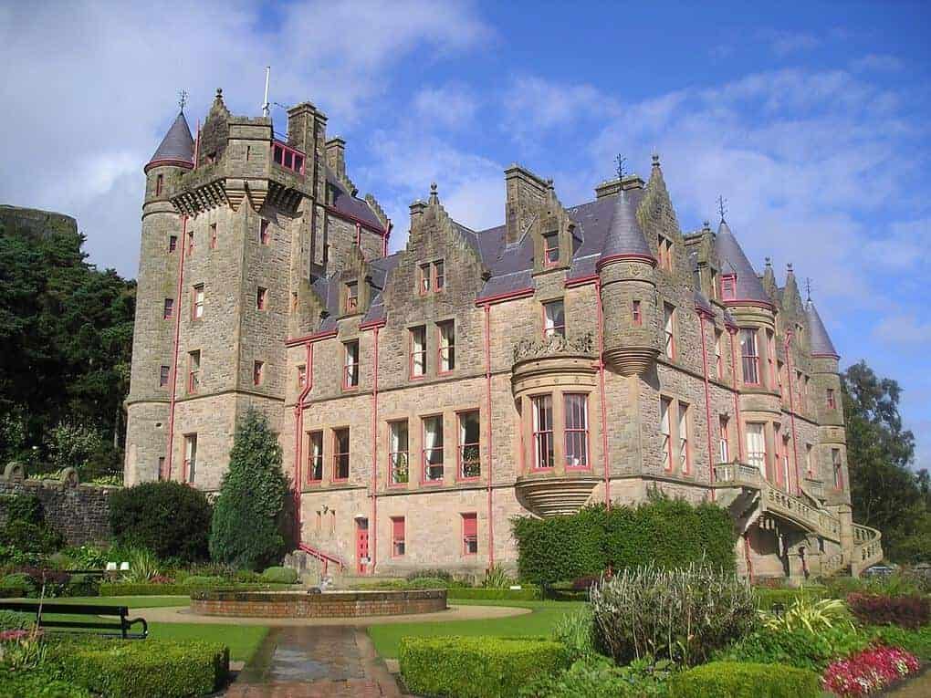 Belfast Castle in Belfast Northern Ireland