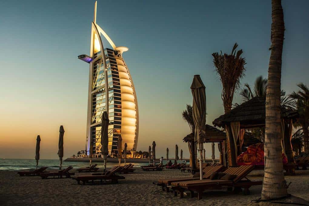 Places to visit in Dubai: Burj Al Arab in Dubai City
