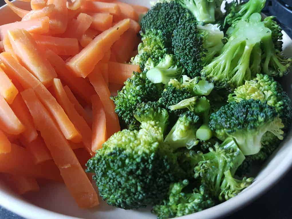 Carrots and Broccoli for Fast 800