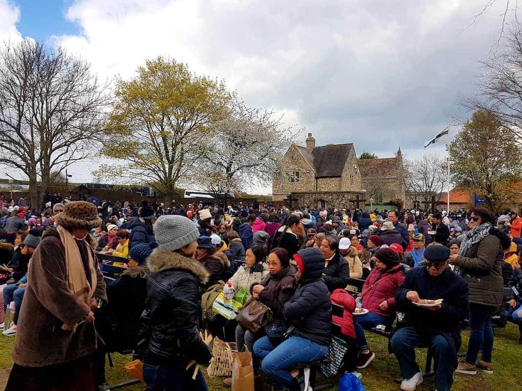 Filipino Community Pilgrims in Walsingham Norfolk