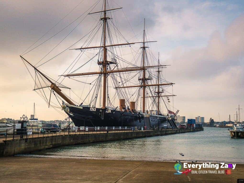 HMS Warrior at the Portsmouth Historic Dockyard