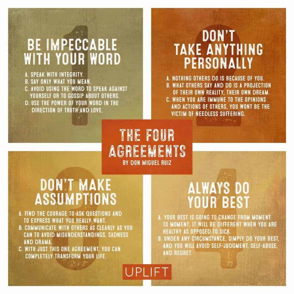 4 Don Miguel Ruiz Quotes from “The Four Agreements” Leaders Must Learn 3 Four Don Miguel Ruiz quotes to help you be an awesome manager.