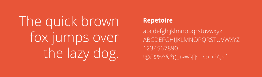 open sans font