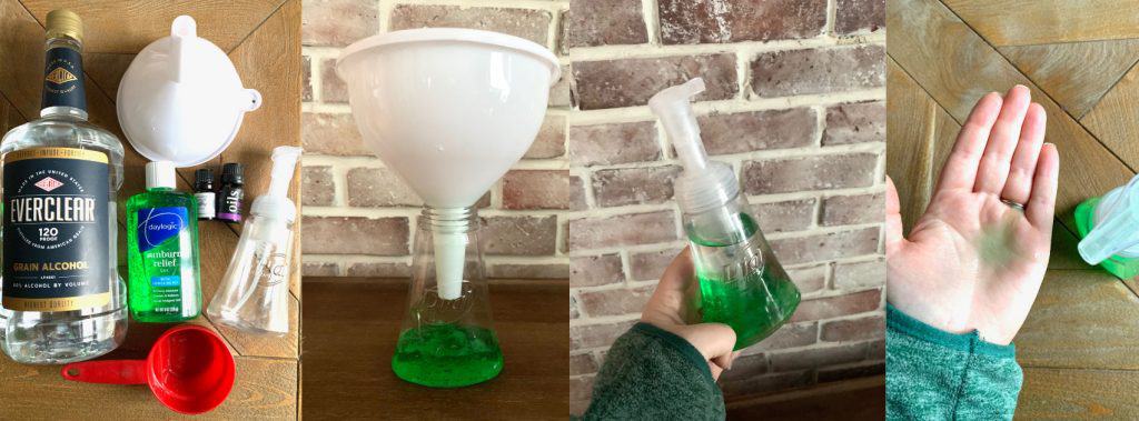 homemade hand sanitizer directions