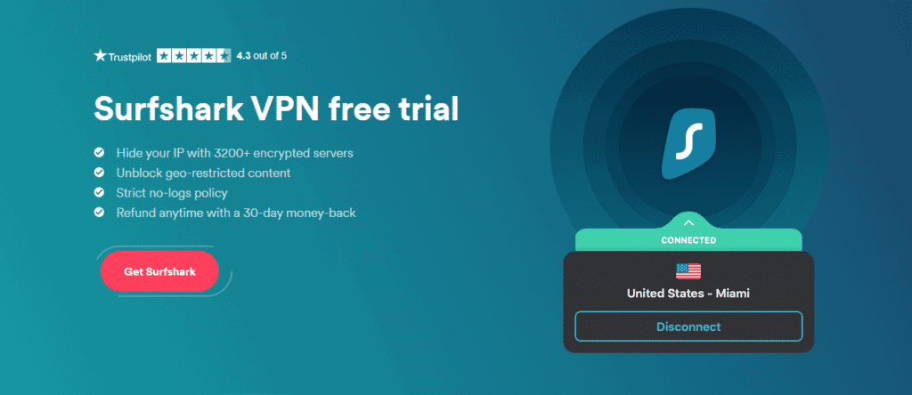 SurfShark Free Trial