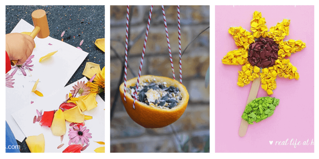 Garden and nature art activities