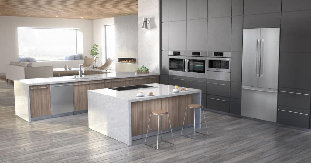 built-in appliances for kitchen