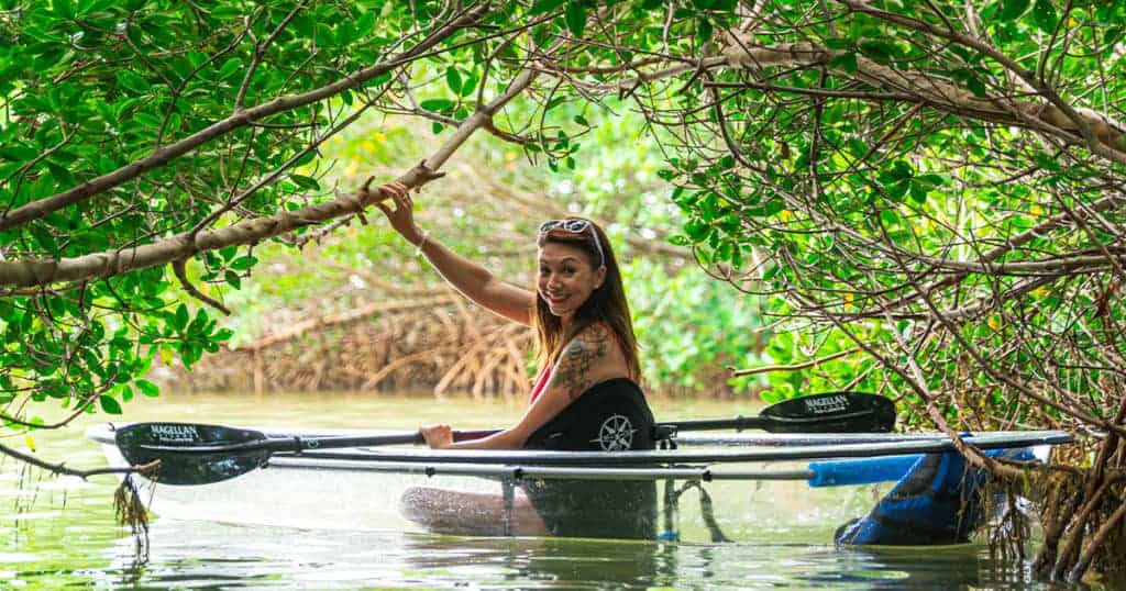 Kayaking Caladesi Island.