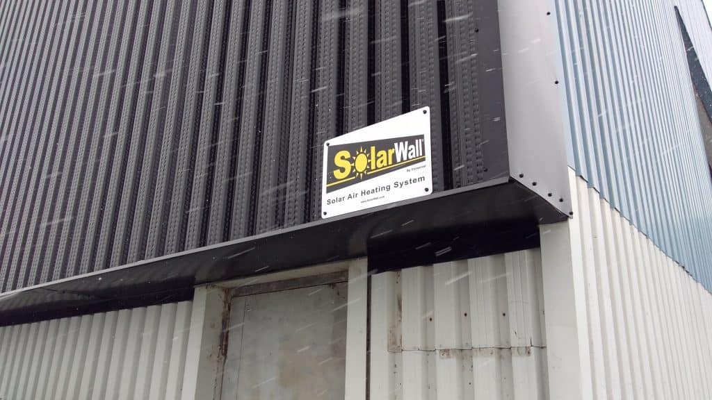 Solar Wall installation