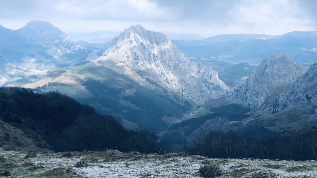 Urkiolamendi desde Urkiola