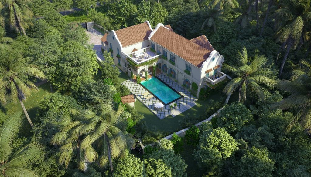 Nature and the villa