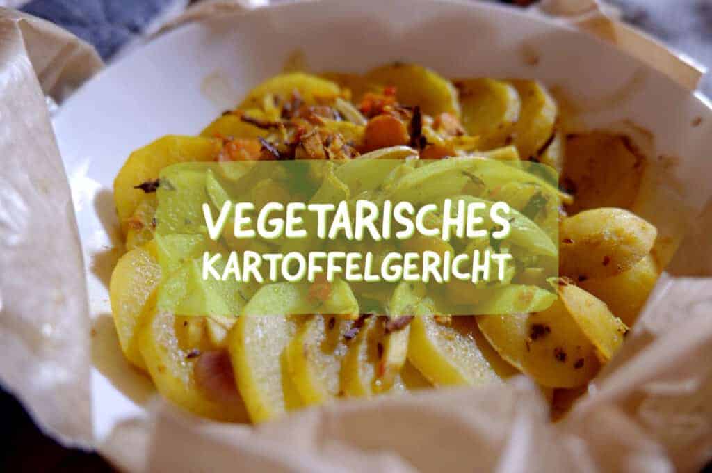 Vegetarisches Kartoffelgericht Kartoffel Gemuse In Papier