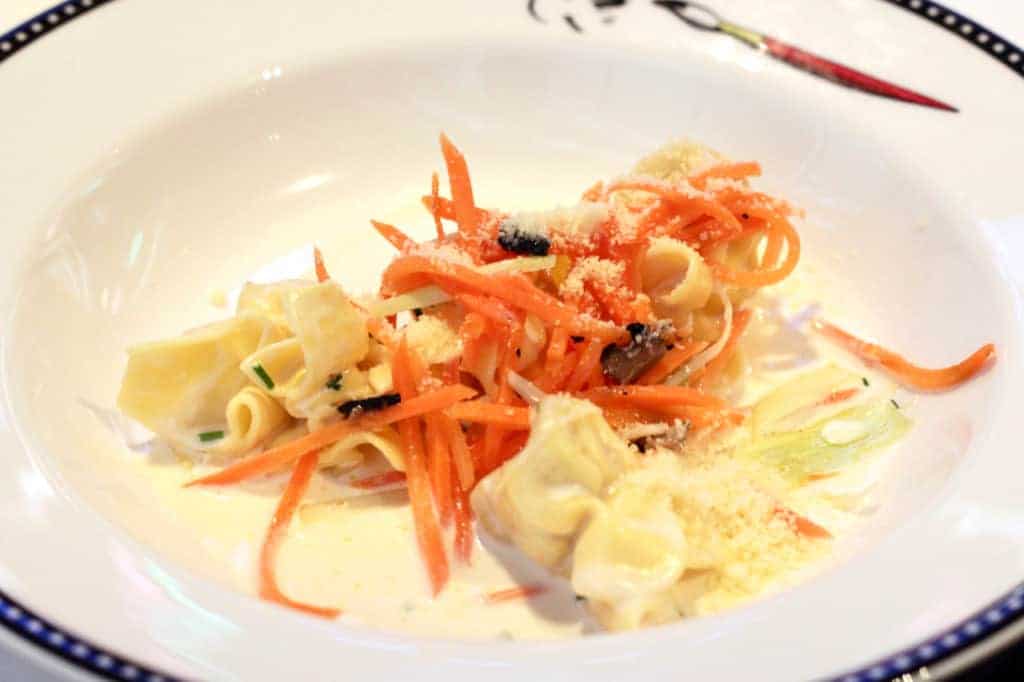 Black Truffle Pasta Purseittes Animators Palate Disney Magic Transatlantic Cruise