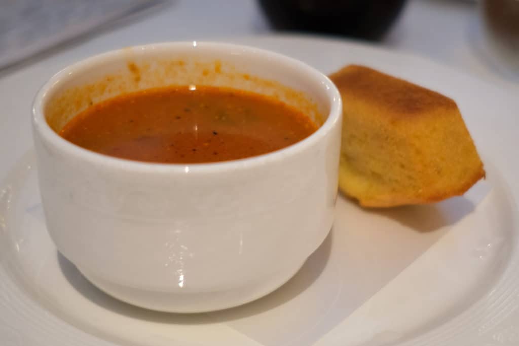 Seafood and Chicken Gumbo at Tritons Disney Wonder Lunch Port of San Juan Wonder to New Orleans