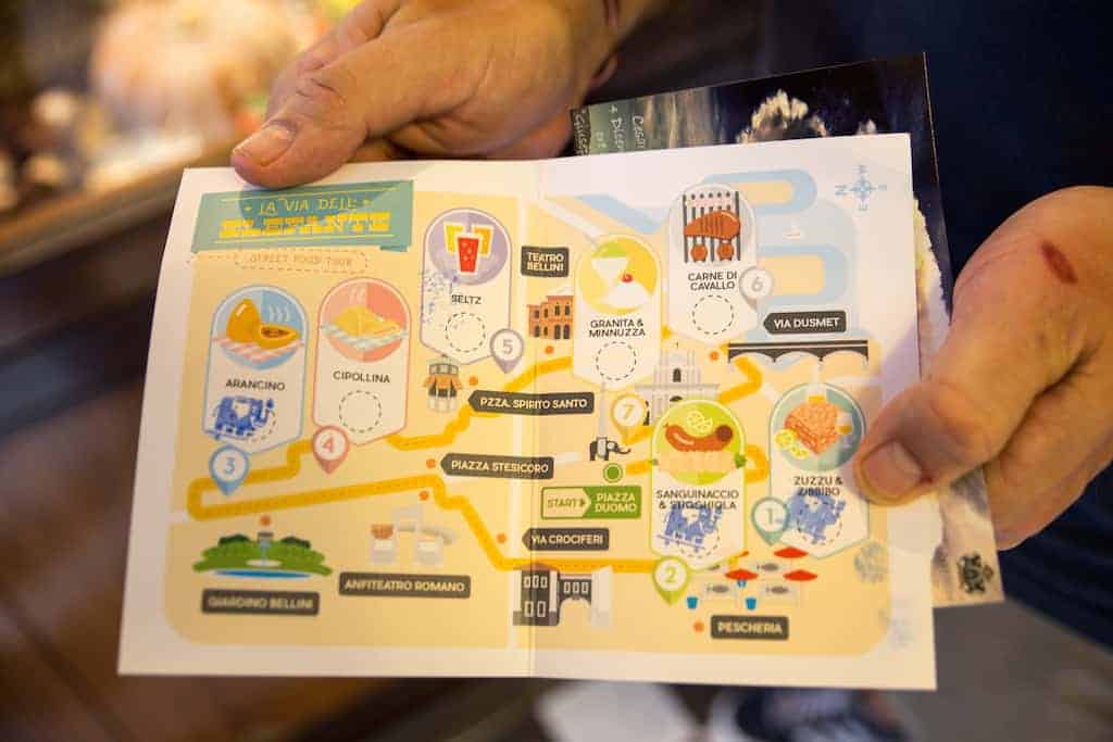 At the end of the tour the guide will give you the the card The streets of the elephant