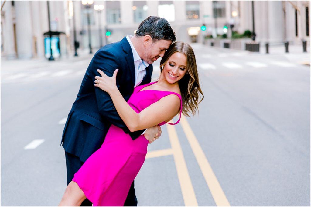 Chicago Board of trade engagement session at The Rookery Building Engagement Session, Best wedding photographer in Chicago