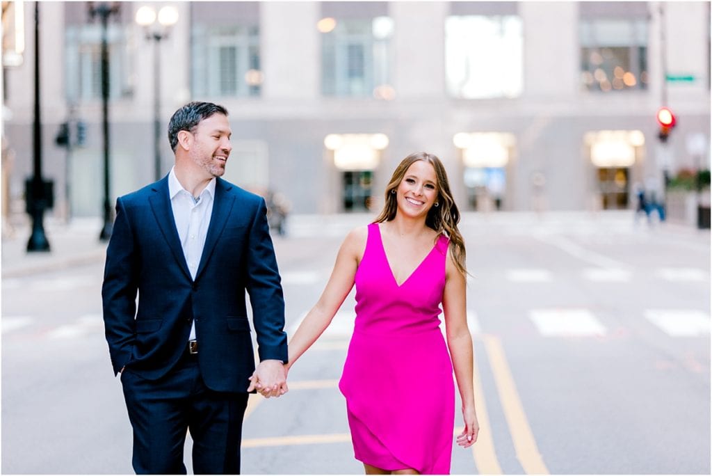 Chicago Board of trade engagement session at The Rookery Building Engagement Session the best location for engagement pictures in Chicago